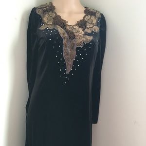 Velvet winter dress NWT